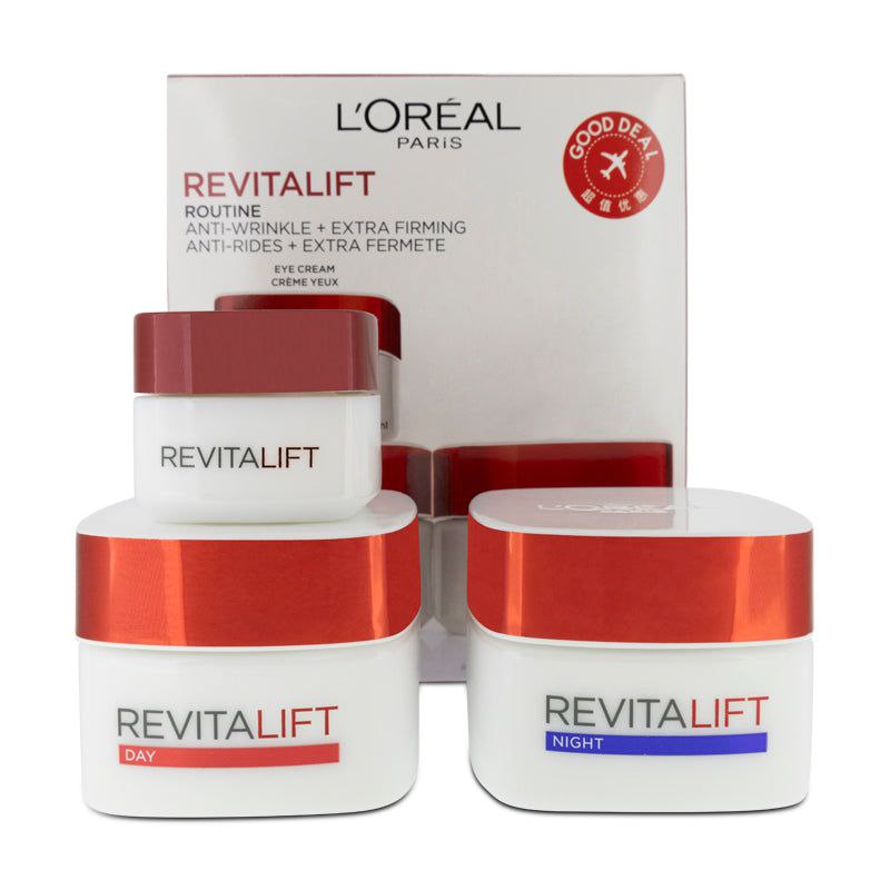 ست مراقبت از پوست ضد چروک و سفت کننده قوی لورال مدل Revitalift