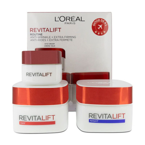 ست مراقبت از پوست ضد چروک و سفت کننده قوی لورال مدل Revitalift
