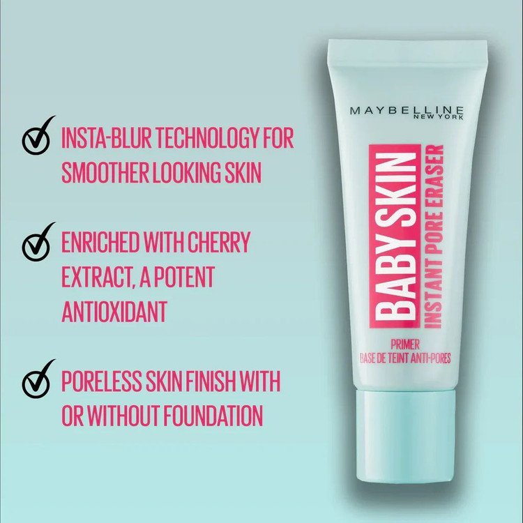 پرایمر صورت میبلین مدل بیبی اسکین BABY SKIN | حجم 22 میل