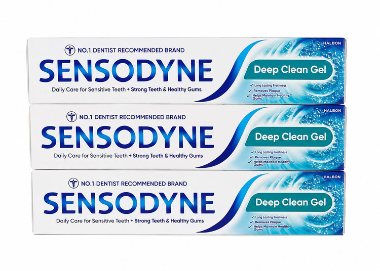 خمیردندان سنسوداین اصلی مدل deep clean gelpaste